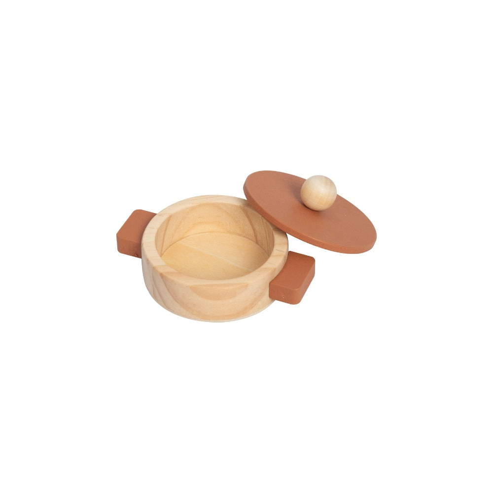 TookyToy - Pretend Play Wooden Kitchen Set with Accessories