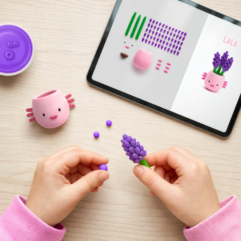 Hey Clay - Modelling Air-Dry Clay with Fun Interactive App - Plant Folks, 15 cans