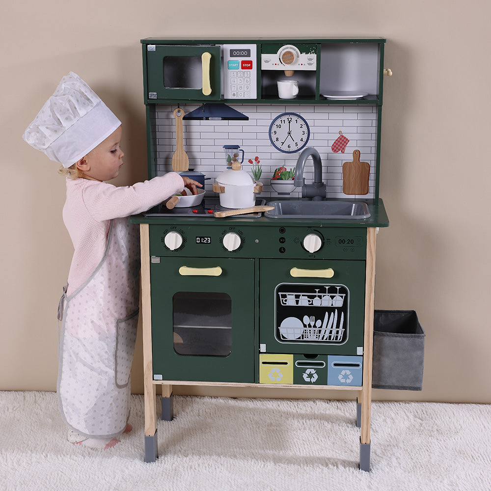 TookyToy - Pretend Play Multifunctional Kitchen Set - Green