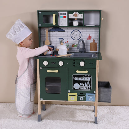 TookyToy - Pretend Play Multifunctional Kitchen Set - Green