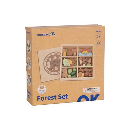 TookyToy - My Little Forest - Wooden Sorting Play Box - Motherhood