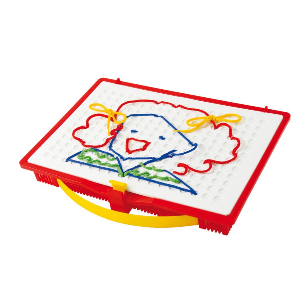 Quercetti - Filo Filo Lacing Board - Threading & Pattern Design Activity for Kids