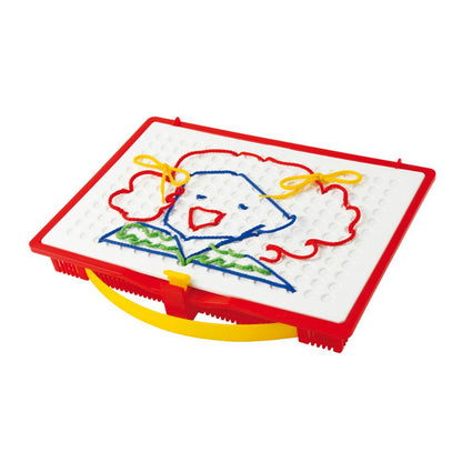 Quercetti - Filo Filo Lacing Board - Threading & Pattern Design Activity for Kids