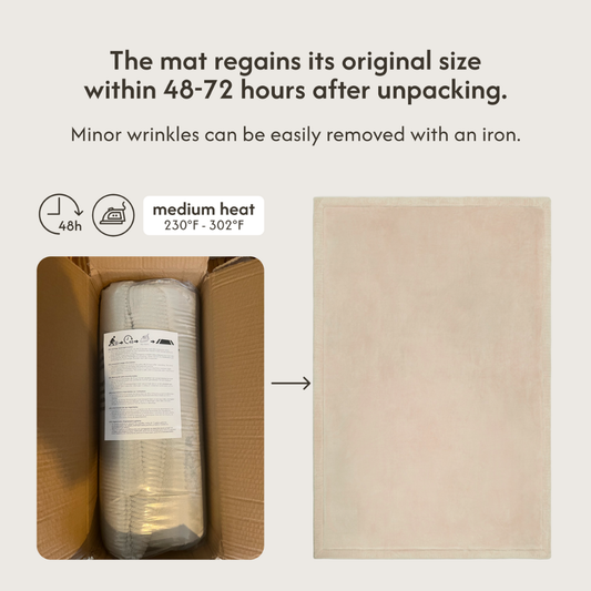 Hakuna Matte - CloudSoft Play Mat Carpet - Rainbow Elephant 170 x 120 x 2.5 cm