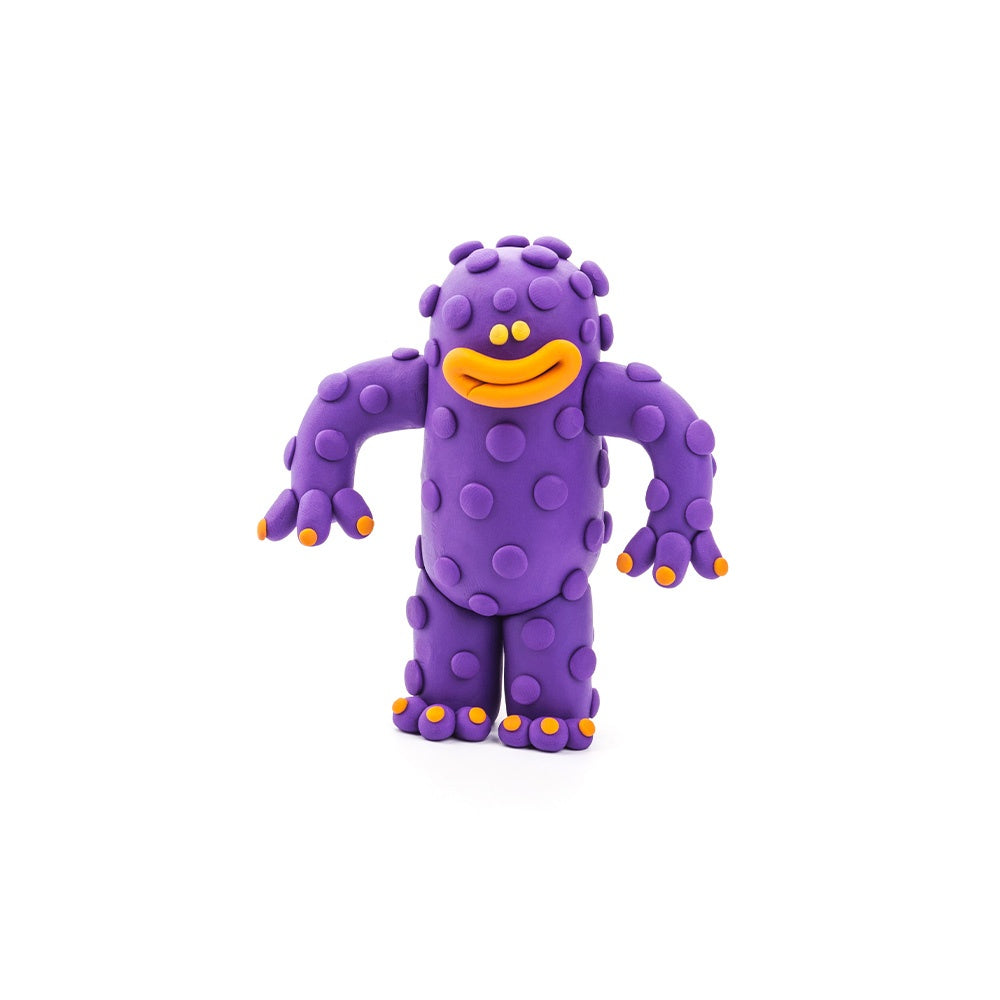 Hey Clay - Modelling Air-Dry Clay with Fun Interactive App - Bigwig, series Monsters, 3 cans-**