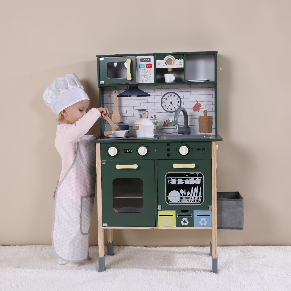 TookyToy - Pretend Play Multifunctional Kitchen Set - Green