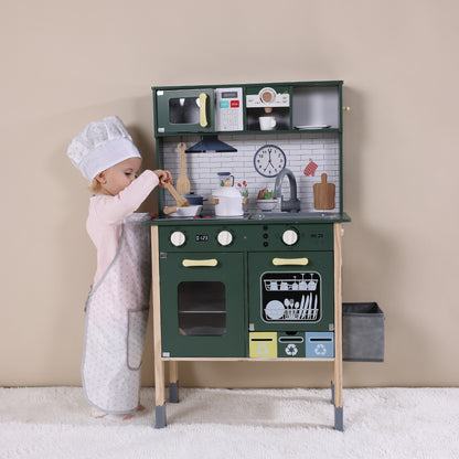 TookyToy - Pretend Play Multifunctional Kitchen Set - Green