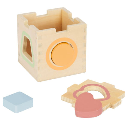 TookyToy - 3-in-1 Wooden Gift Set - Giraffe Pull-Along, Stacking Tower and Shape Sorter