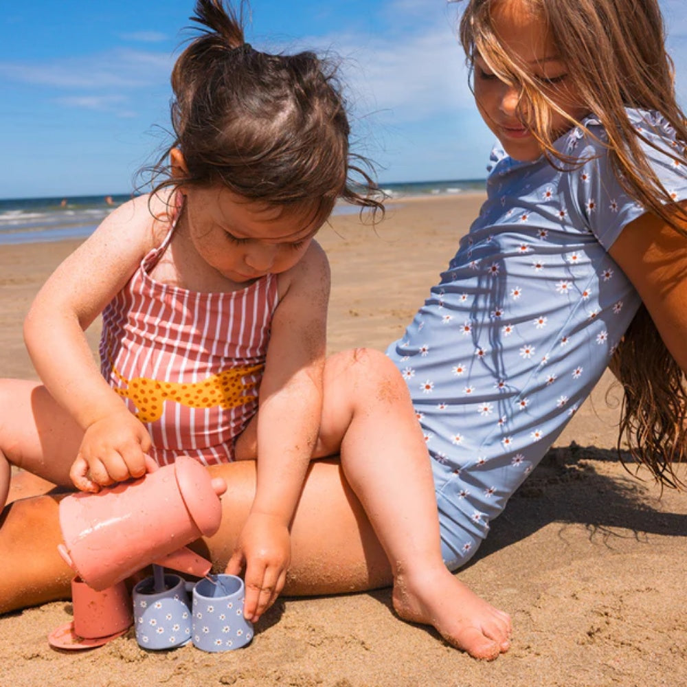 Swim Essentials - Silicone Beach Tea Playset - Daisy Flowers