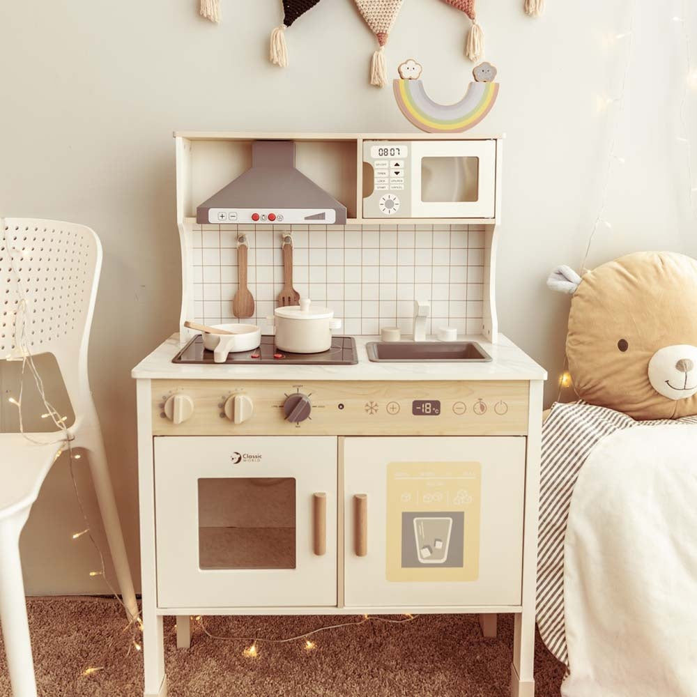 Classic World - Pretend & Play - White Modern Kitchen