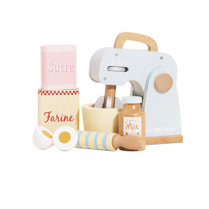 Le Toy Van - Wooden Bakers Mixer Set - 8pcs