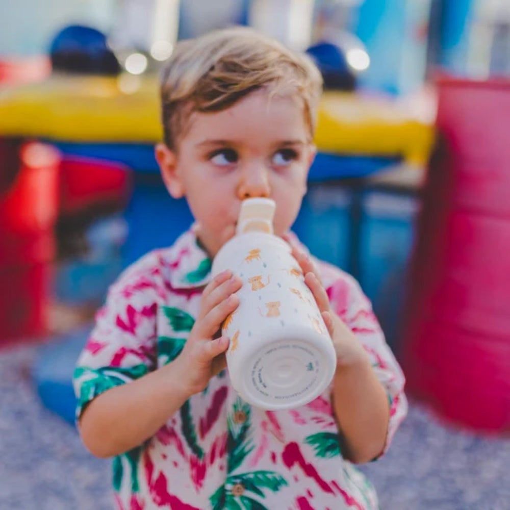 Cool Bottles - Kiddies Triple-Insulated Water Bottle - Whisker Kittens 350ml