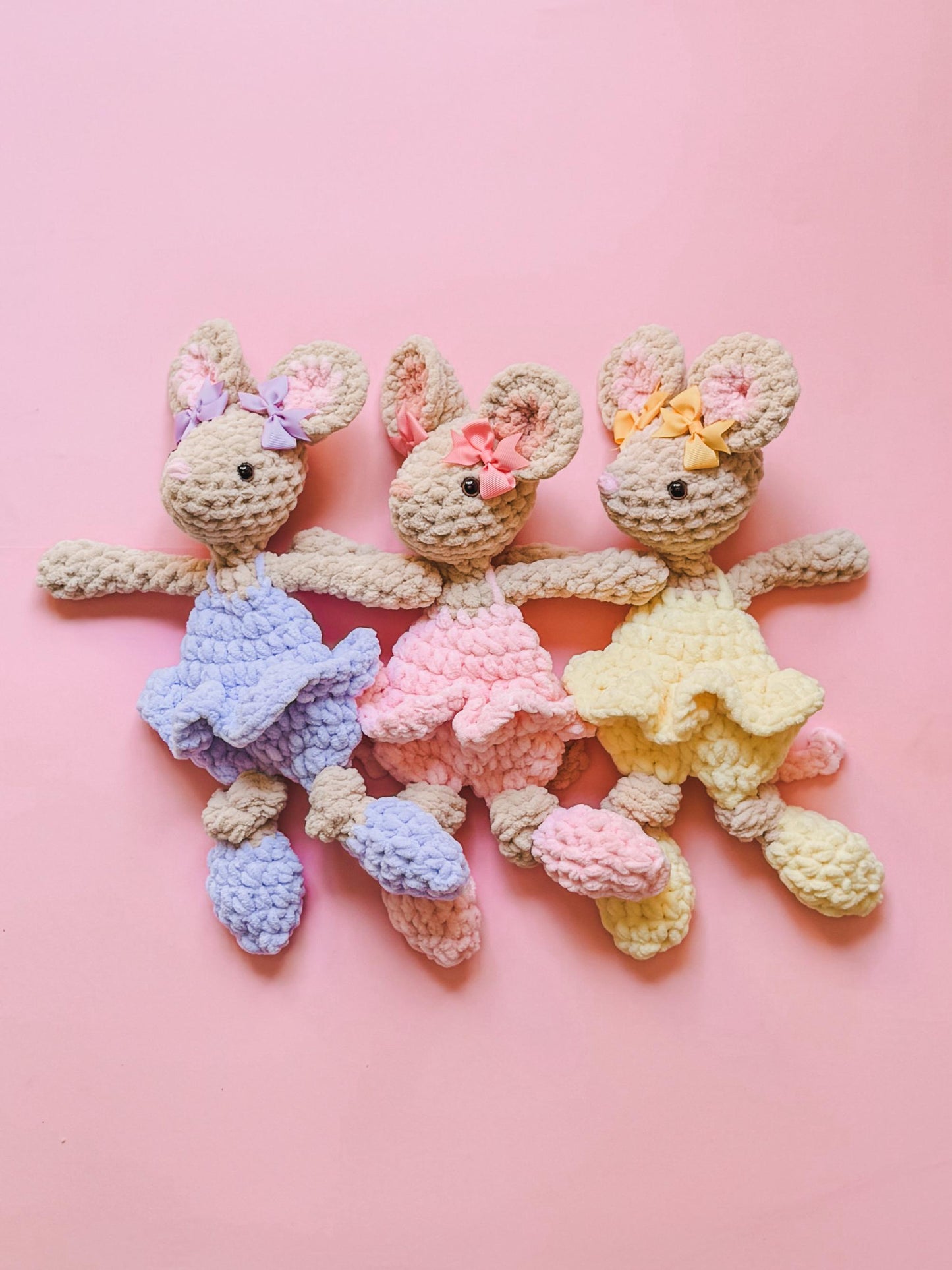 Mika Mouse Crochet Lovey