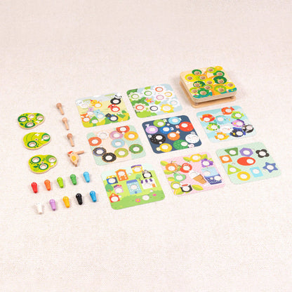 TookyToy - Magnetic Insect Game: Bug Catching Fine Motor Skills Toy