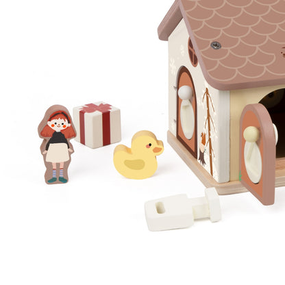 Classic World - Play & Learn - Wooden Locking House