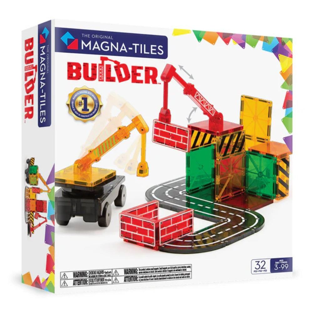Magna-Tiles - Magnetic Construction Set - Builder - 32pcs