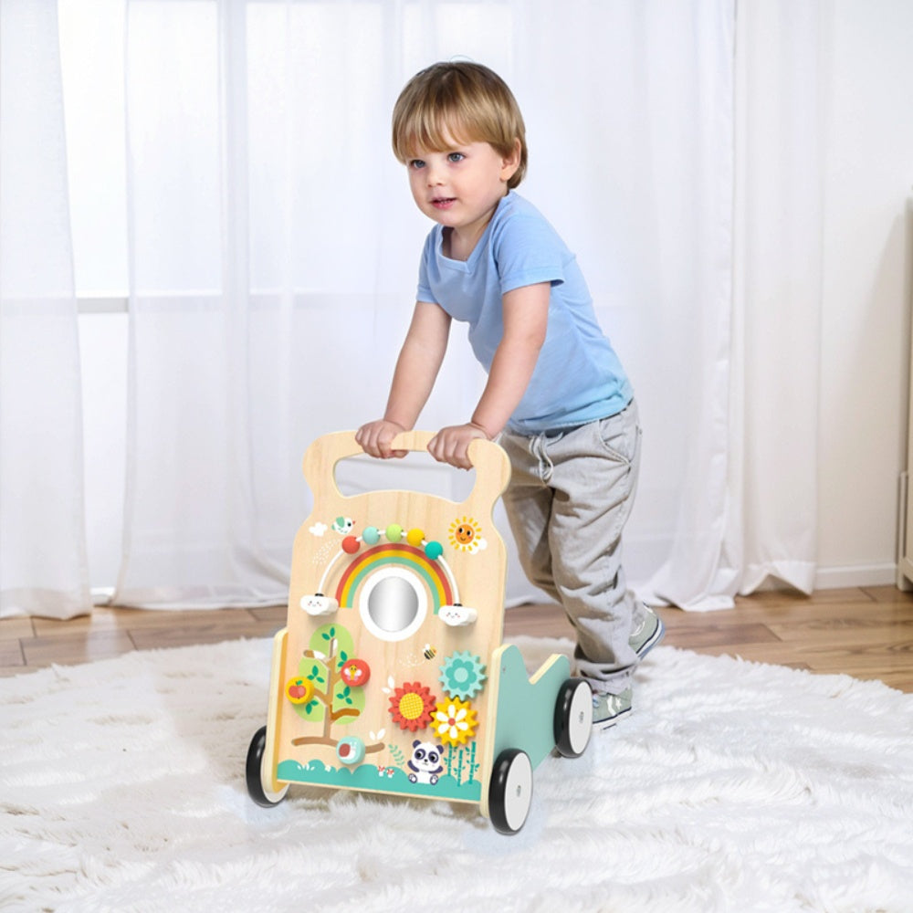 hi Pando - Multi-Activity Wooden Baby Walker