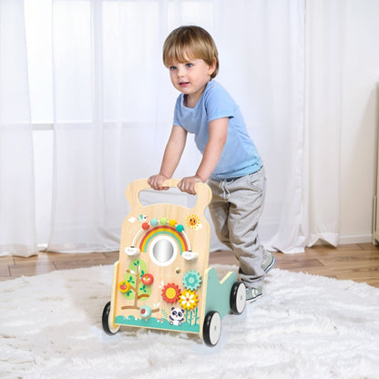 hi Pando - Multi-Activity Wooden Baby Walker