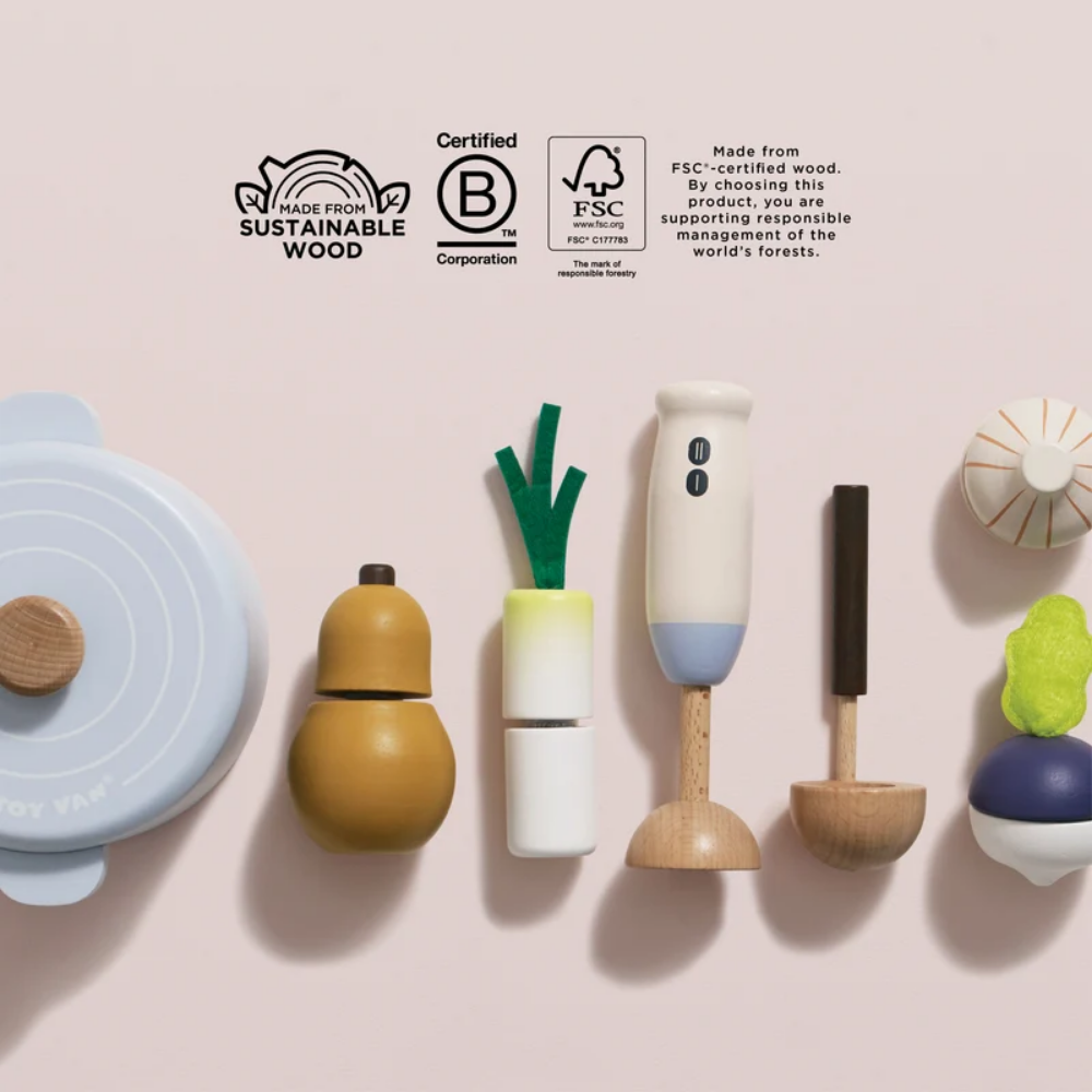 Le Toy Van - Soup & Utensil Wooden Toy Set