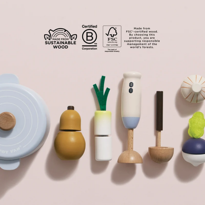 Le Toy Van - Soup & Utensil Wooden Toy Set