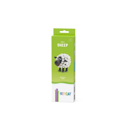 Hey Clay - Modelling Air-Dry Clay with Fun Interactive App - Sheep, series Animals, 3 cans