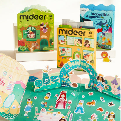 Mideer - Reusable Jelly Sticker Set: The Bustling Traffic - Early Learning Activity