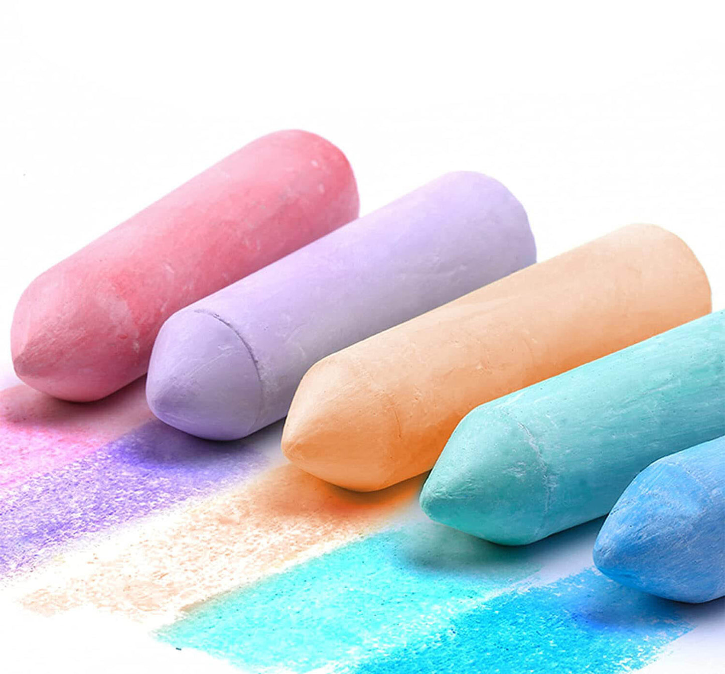Jar Meló - Sidewalk Chalk - Washable & Non-Toxic - 15 Colours 20pcs