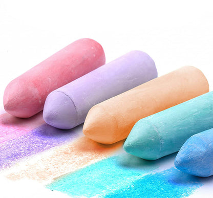 Jar Meló - Sidewalk Chalk - Washable & Non-Toxic - 15 Colours 20pcs