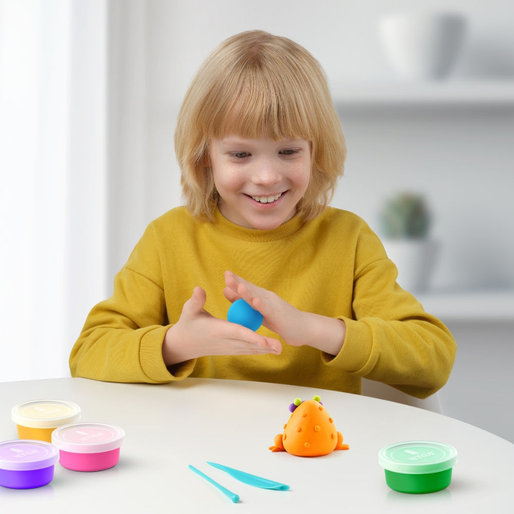 Hey Clay - Modelling Air-Dry Clay with Fun Interactive App - Exotic Pets, 15 cans