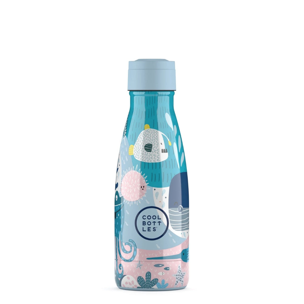 Cool Bottles - Kids Triple-Insulated Water Bottle - Sea World 260ml