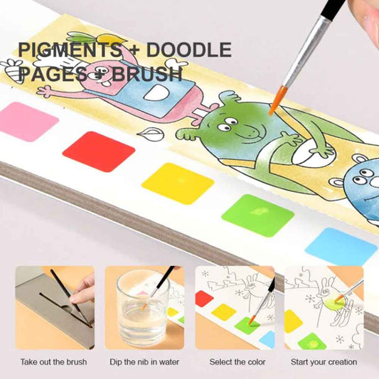 Mideer - Watercolour Painting Set - Travel Size - Fairy Tale Dream - Motherhood