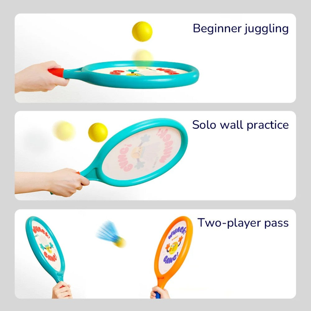 Mideer - 2-in-1 Badminton Tennis Set for Kids - Outdoor Sports Toy