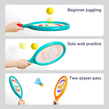 Mideer - 2-in-1 Badminton Tennis Set for Kids - Outdoor Sports Toy