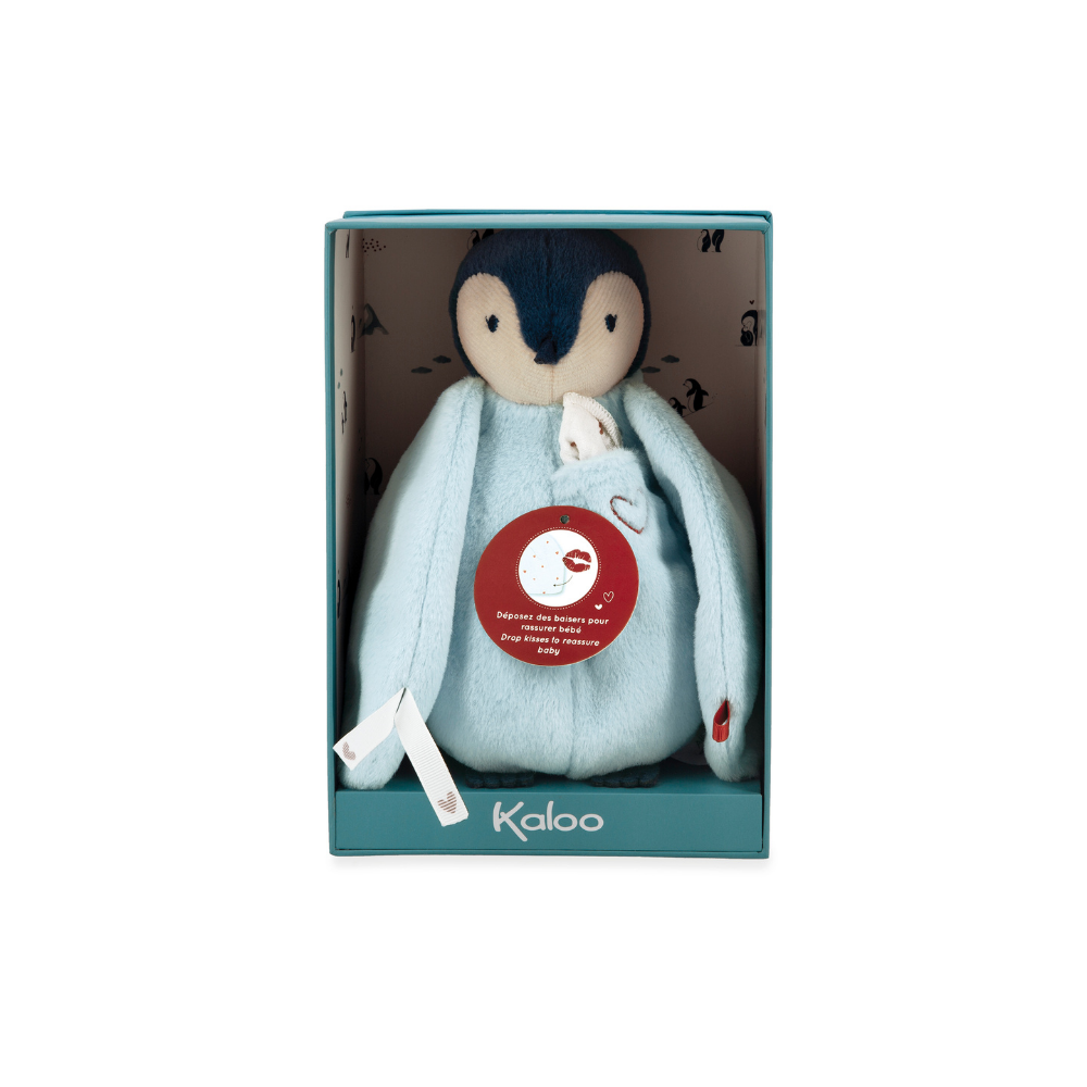 Kaloo - Blue Penguin Kissing Plush Toy
