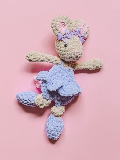 Mika Mouse Crochet Lovey