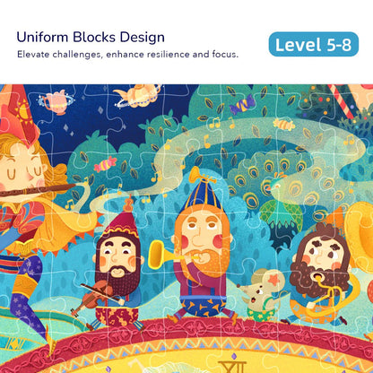 Mideer - Level Up Puzzles - 4-in-1 - Level 2 Dinosaur Projects