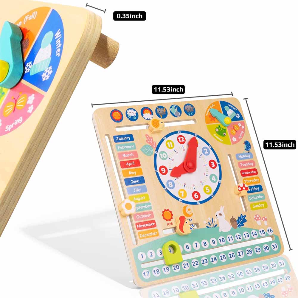 TookyToy - My First Calendar - Learning Calendar & Weather Chart