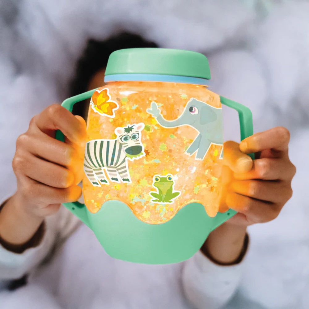 Glo Pals - DIY Sensory Play Jar - Zoo Theme