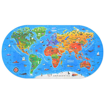 Mideer - Gift Box Jigsaw Puzzle for Kids - Our World - 100 Pieces