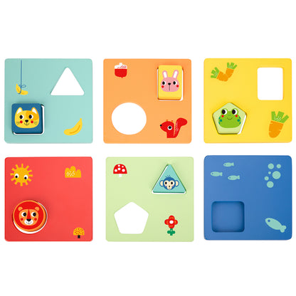 TookyToy - Wooden Shapes & Colours Puzzle - Motherhood
