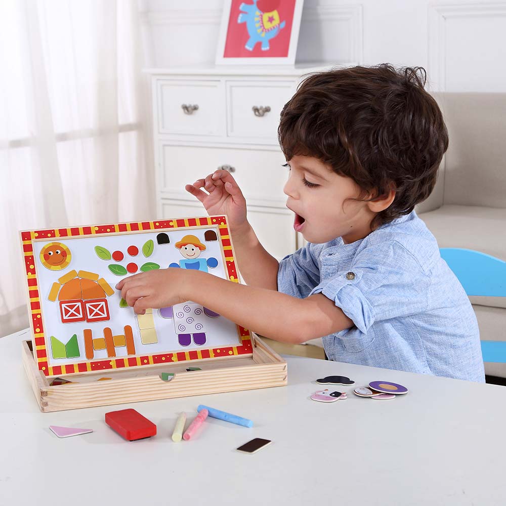 TookyToy - Magnetic Puzzle - Farm - Motherhood