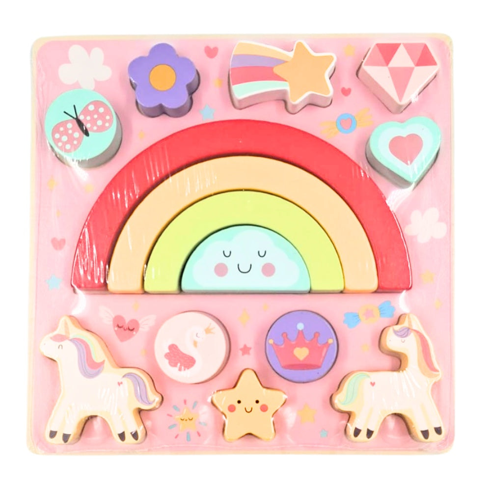 hi Pando - Wooden Puzzle Board - Fantasy Themed - 15pcs