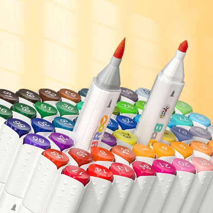 Jar Meló - Dual-Tip Washable Art Markers - 24 Colours