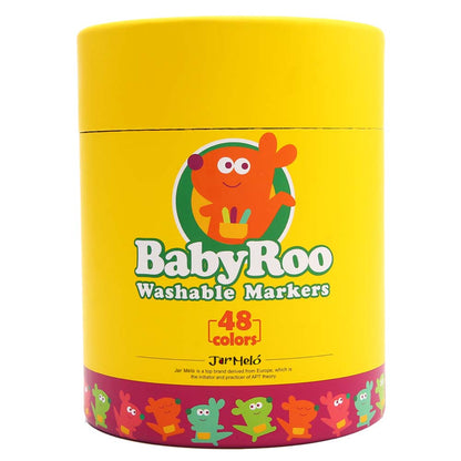 Jar Meló - Washable Markers - Non-Toxic - 48 Colours