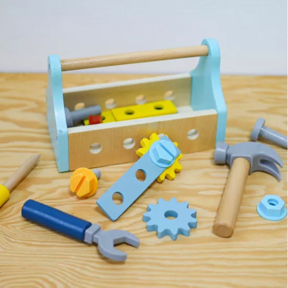 TookyToy - Pretend Play Take-Along Tool Box Toy Set