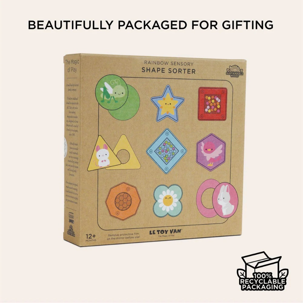 Le Toy Van - Rainbow Sensory Shape Sorter