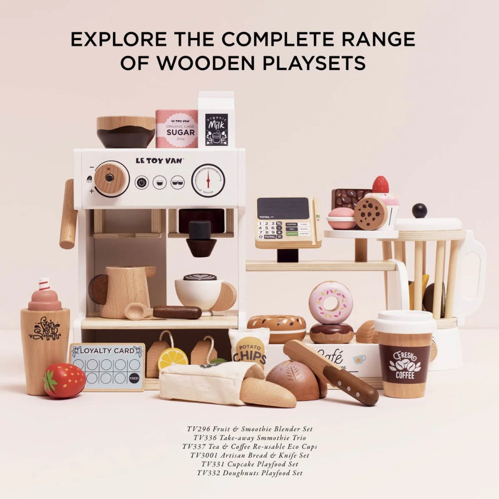 Le Toy Van - Barista Cafe Shop Playset - 18pcs