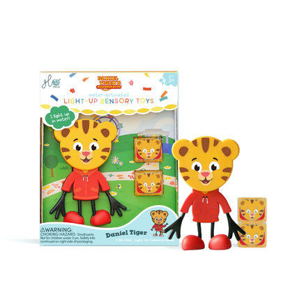 Glo Pals - Water Activated Light-Up Sensory Toys - Daniel Tiger