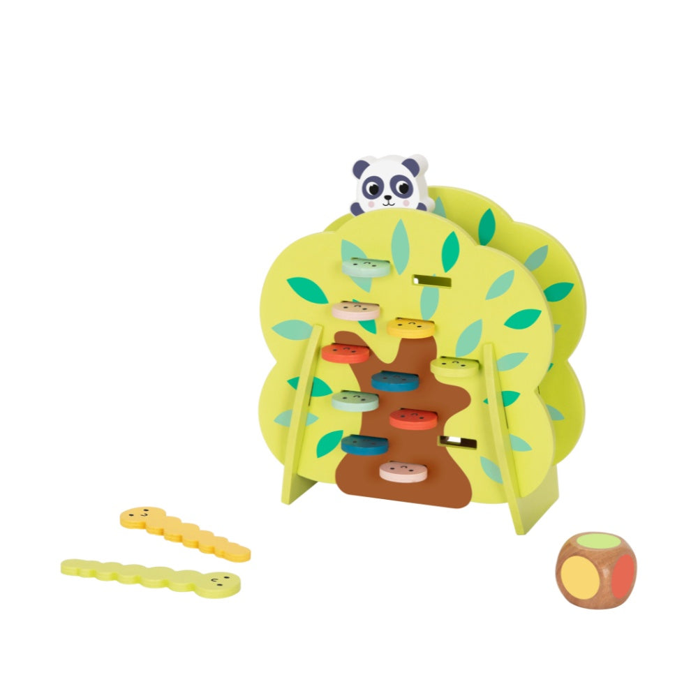 hi Pando - Wooden Bug Catching Game - Tree Themed - 18pcs