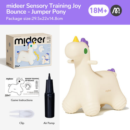 Mideer - Sensory Bounce Jumper Pony - Indoor & Outdoor for Ages 18 Months+